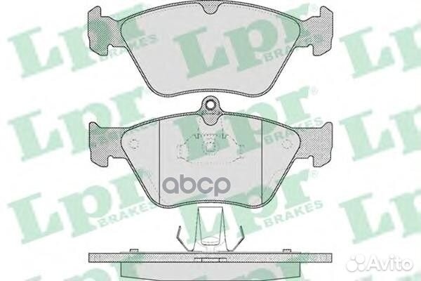 Колодки торм. дисковые 05p465 Lpr