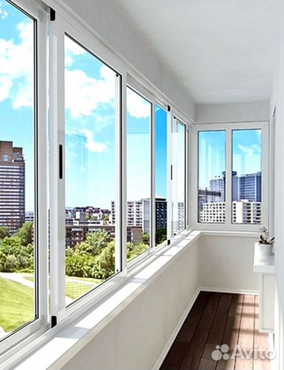 Окна раздвижные для балкона