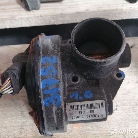 Заслонка дроссельная Ford Focus 2 1.6 бензин