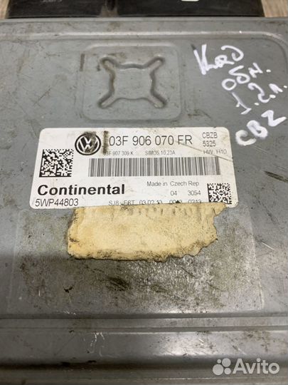 VW VAG Блок управления двигателем 1,2л cbzb