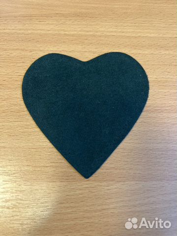 Термозаплатка джинсовая, хлопок, замша