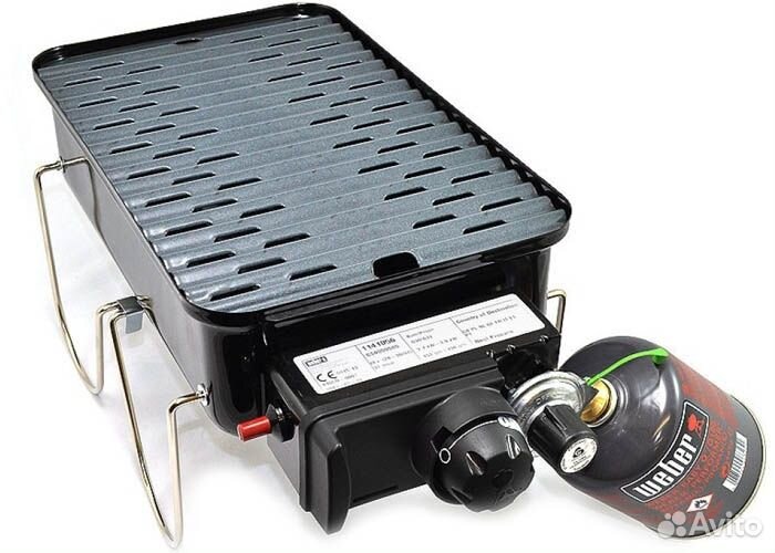 Гриль газовый Weber Go-Anywhere, черный