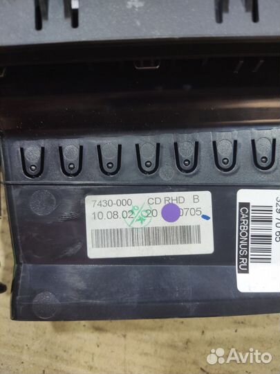 Кнопка аварийки Volvo S60 FS48