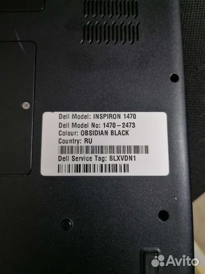 Ноутбук dell Inspirion 1470