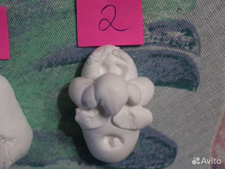 Личики для ватных игрушек