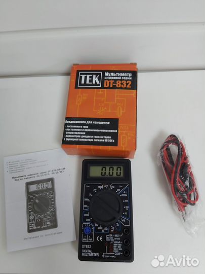 Мультиметр DT-832 новый