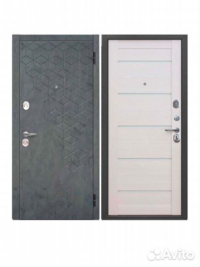 Дверь входная Феникс Лиственница беж