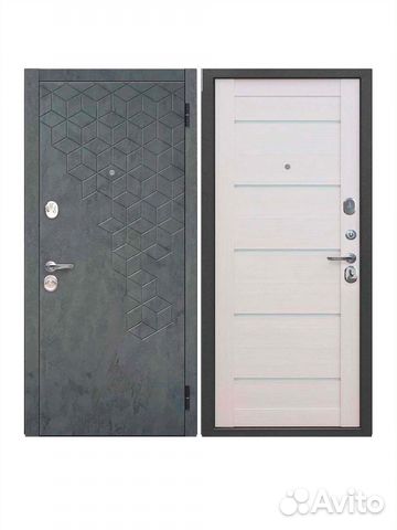 Дверь входная Феникс Лиственница беж