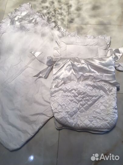 Комплект для новорожденного белоснежный