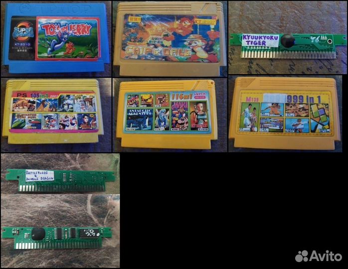 Картриджи для Dendy