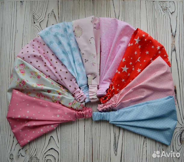 Косынка на резинке для девочки