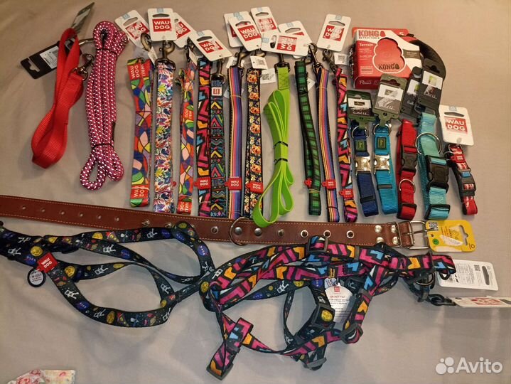 Ошейники и поводки waudog kong rukka hunter