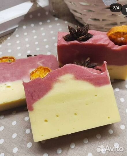 Натуральное мыло ручной работы, мыло с 