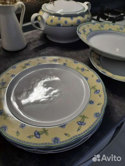 Супница,блюдо, тарелки Польша