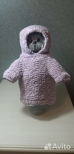 Вязаный свитер для собаки, худи