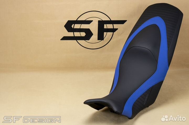 Сиденье BMW F650/700/800GS Blue Orbit Black Hole