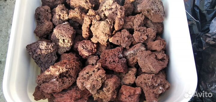 Лава вулканическая для аквариума