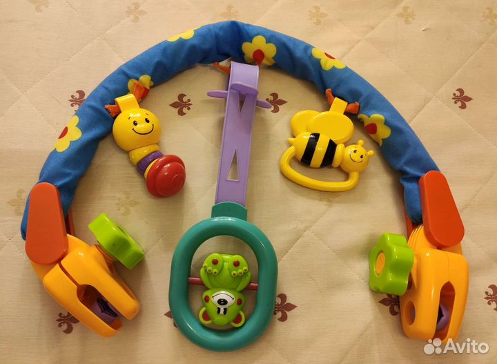 Дуга для коляски и кроватки, игрушки, погремушки