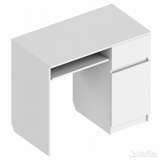 Стол письменный белый лофт Бьянко ск-7
