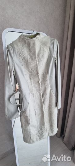 Кожаный плащ женский натуральная кожа