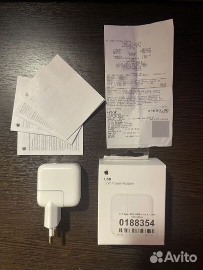 Оригинальный Блок Питания 12w для iPhone