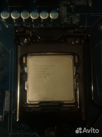 Материнская плата с процессором 1156