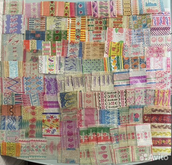 Коллекция фантиков от конфет 662 шт