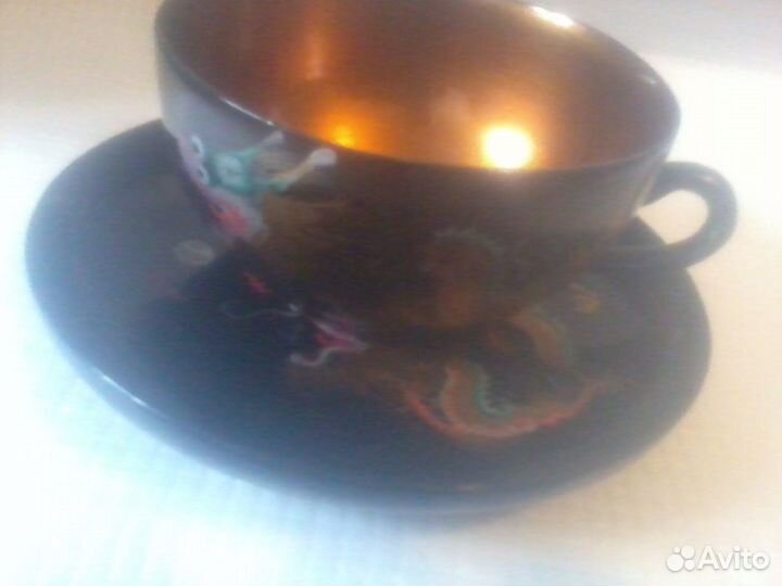 Сервиз антикварный лаковый Китай