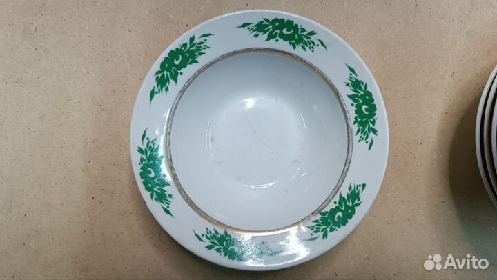 Тарелки суповые глубокие СССР фарфор
