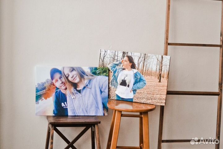 Портрет по фото на холсте