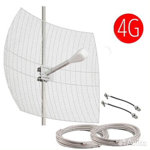 Комплект mimo 3G / 4G 2х27 dBi (Антенна, кабельная