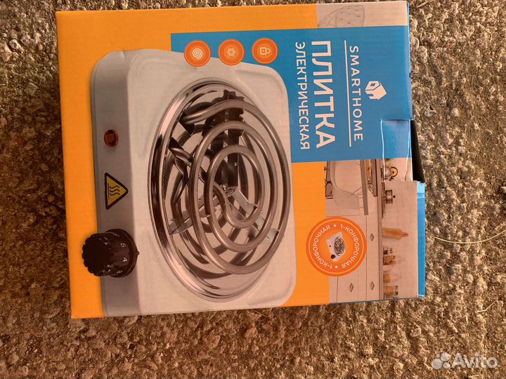 Электроплита, таз новые