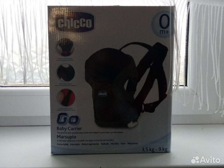 Рюкзак переноска кенгуру chicco