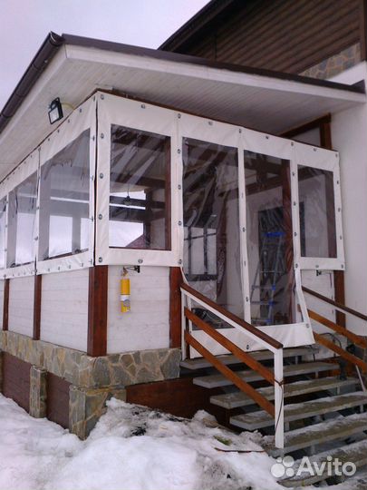 Мягкие окна для террасы, беседки