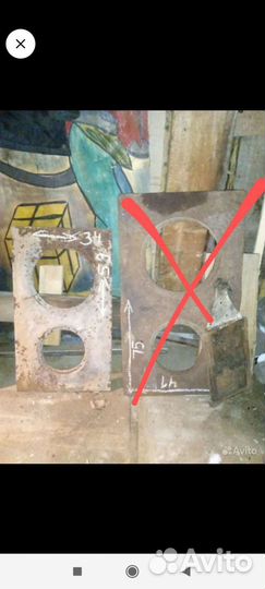 Плита на печь и дверь на топку