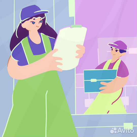 Уборщик производственных и служебных помещений