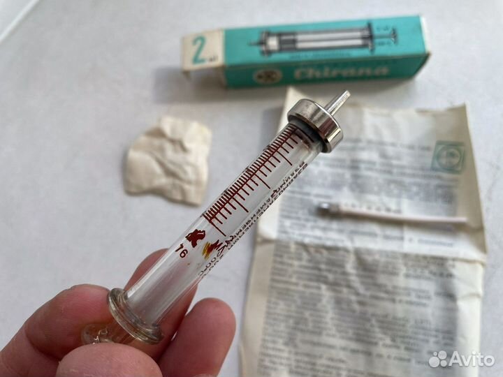 Набор шприц чехсловакия