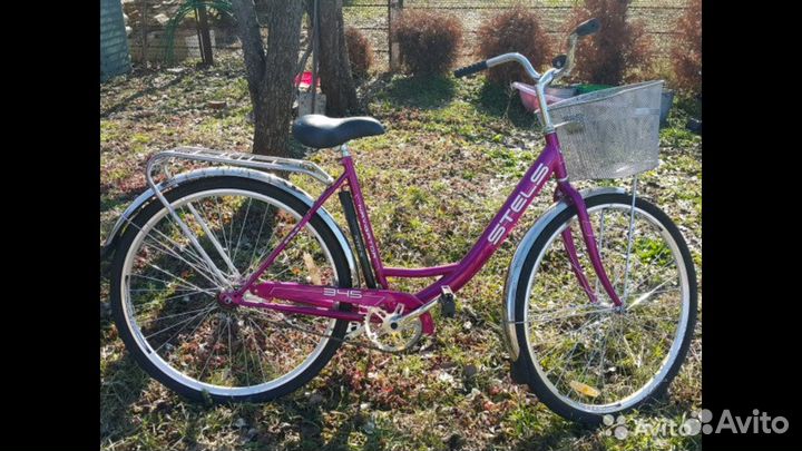 Дорожный велосипед Stels navigator 345 пурпурный