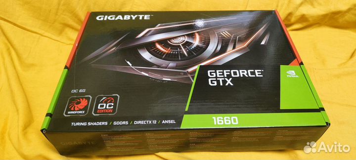 Видеокарта Gigabyte GeForce GTX 1660 6gb