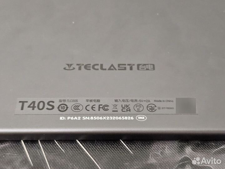 Планшет teclast t40s