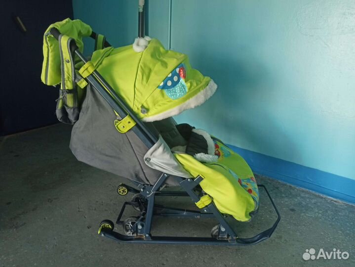 Детские санки коляска ника 7-2