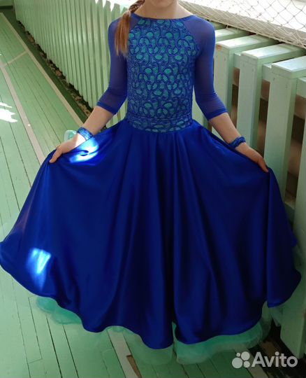 Платье для бальных танцев Ю1