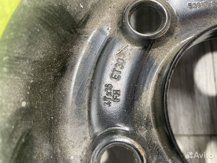 Запасное колесо докатка R16 KIA ceed 2