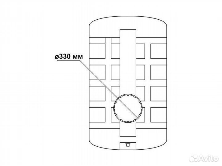 Накопительный бак для воды / доставка сегодня
