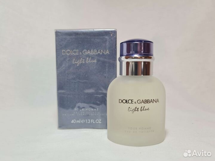 Туалетная вода D&G light blue pour homme 40 ml