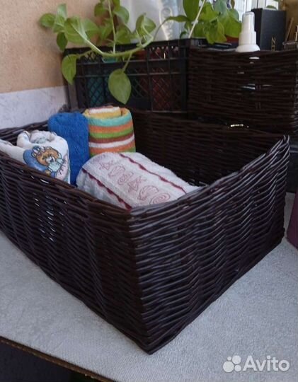 Корзина плетеная