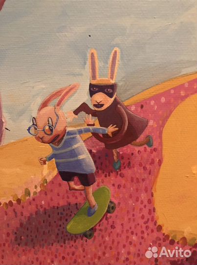 Диптих 50х70 «Страна чудес» для детской