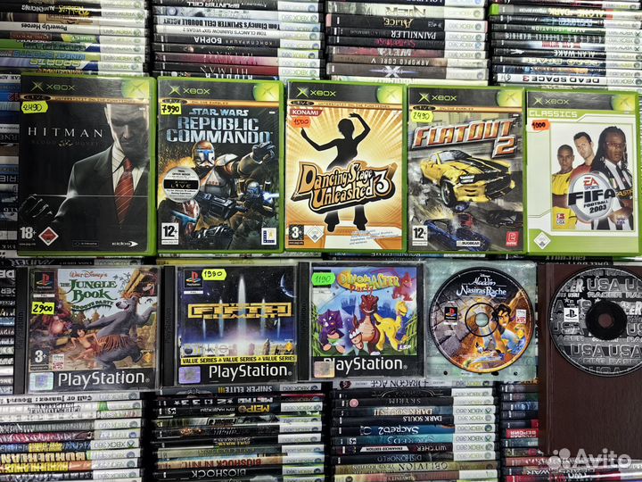 Лицензии PS1 PS2 xbox original