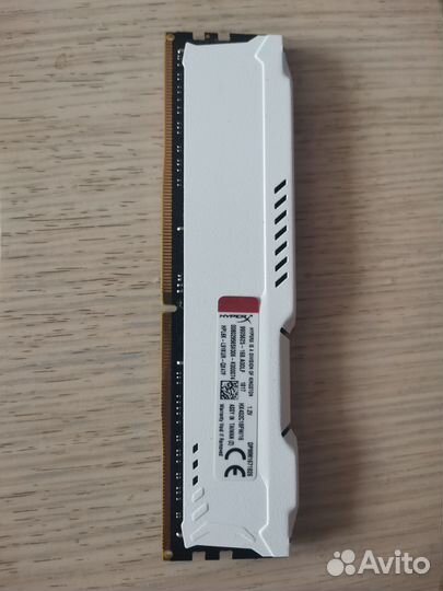 Оперативная память ddr4 Kingston HyperX fury 16 гб