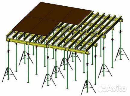 Опалубка перекрытий,Аренда